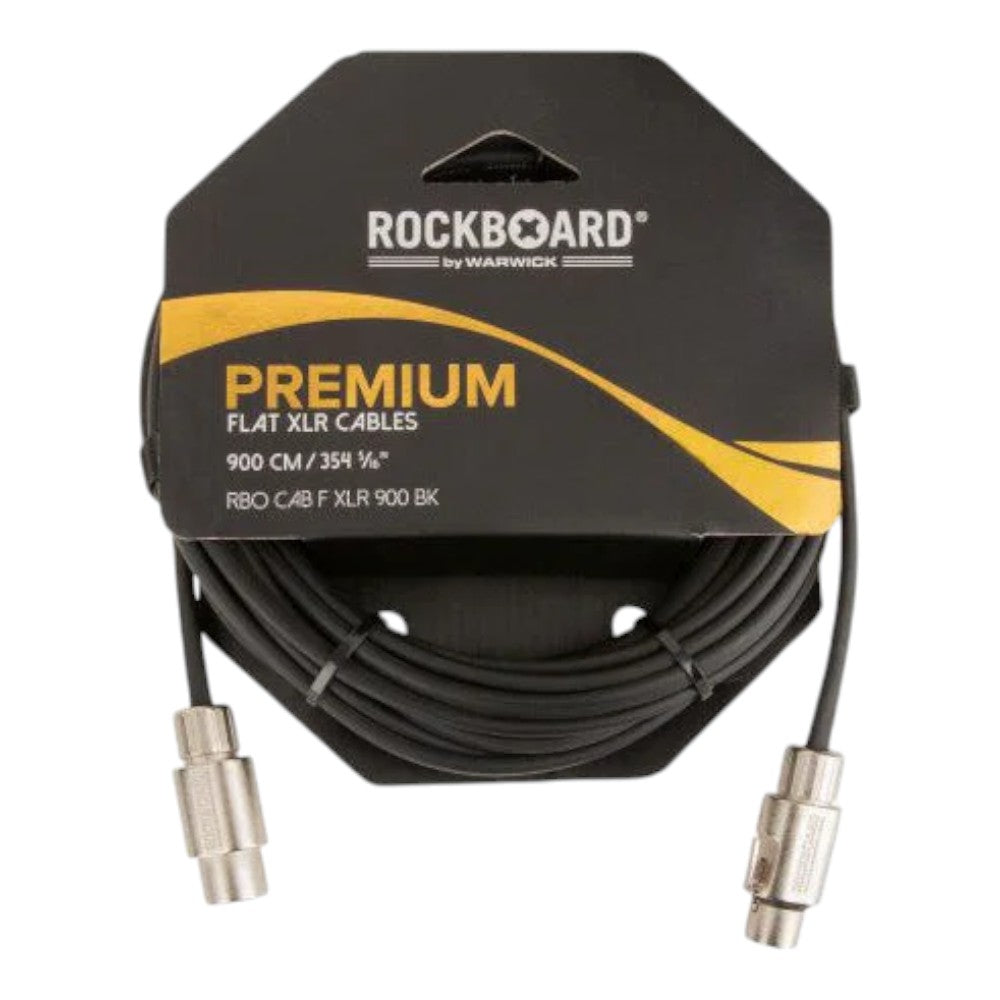 RockBoard Flat XLR Cable 900cm / 30ft
