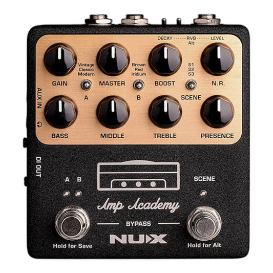 NUX NGS-6 Amp Academy Amp Modeler, IR Loader, and 16 Effects Pedal