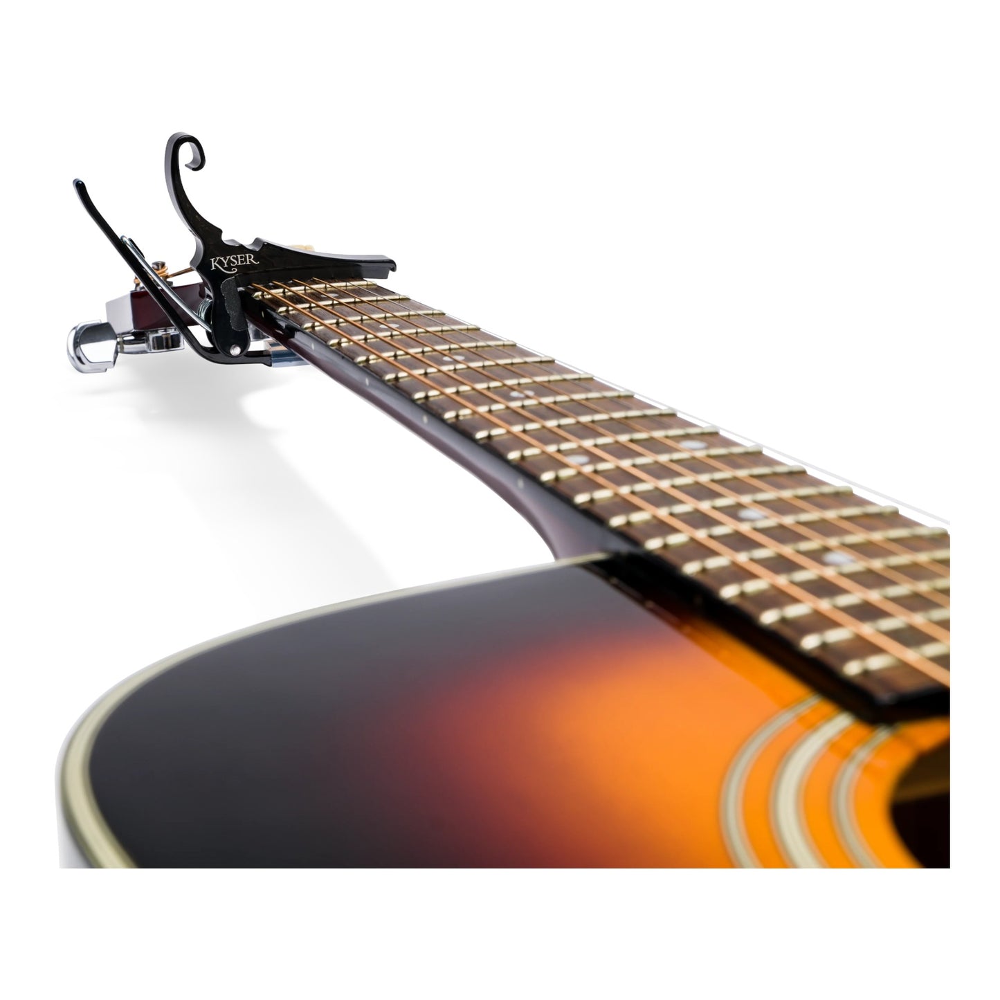 Kyser KG6B Acoustic Guitar Capo, Black