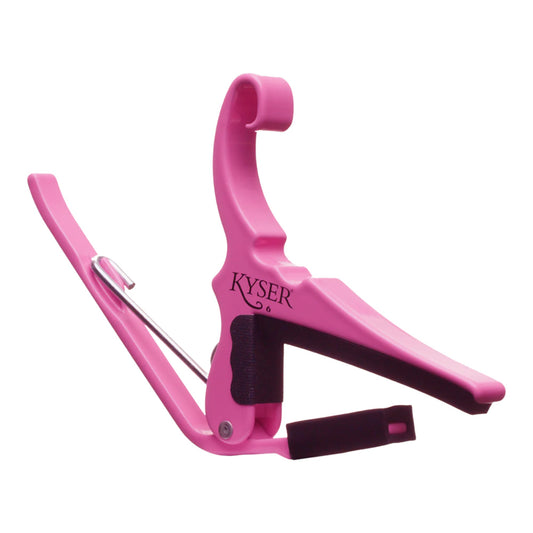 Kyser KG6PR Acoustic Guitar Capo, Pink Revival