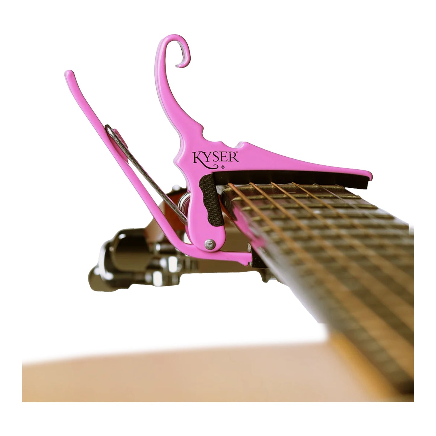 Kyser KG6PR Acoustic Guitar Capo, Pink Revival