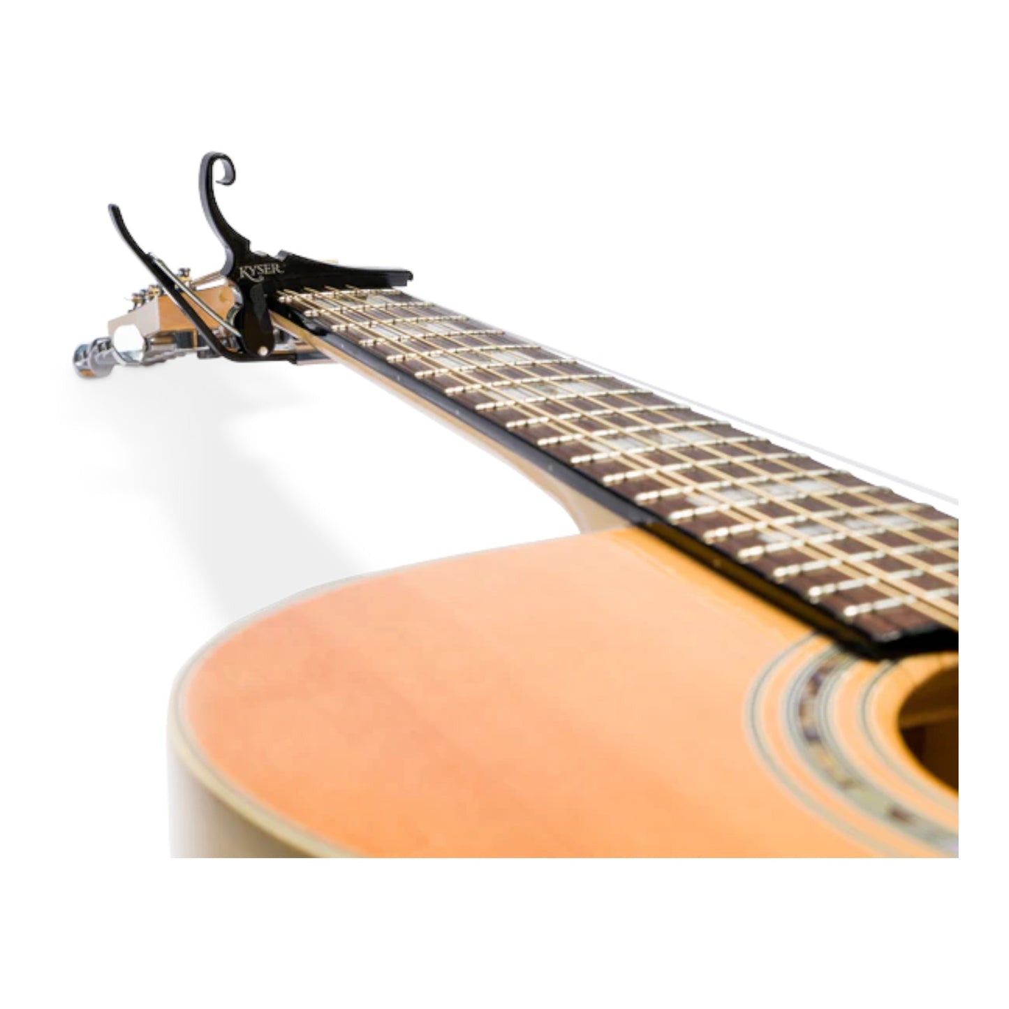 Kyser KG12B Capo for 12-String Acoustic Guitar, Black