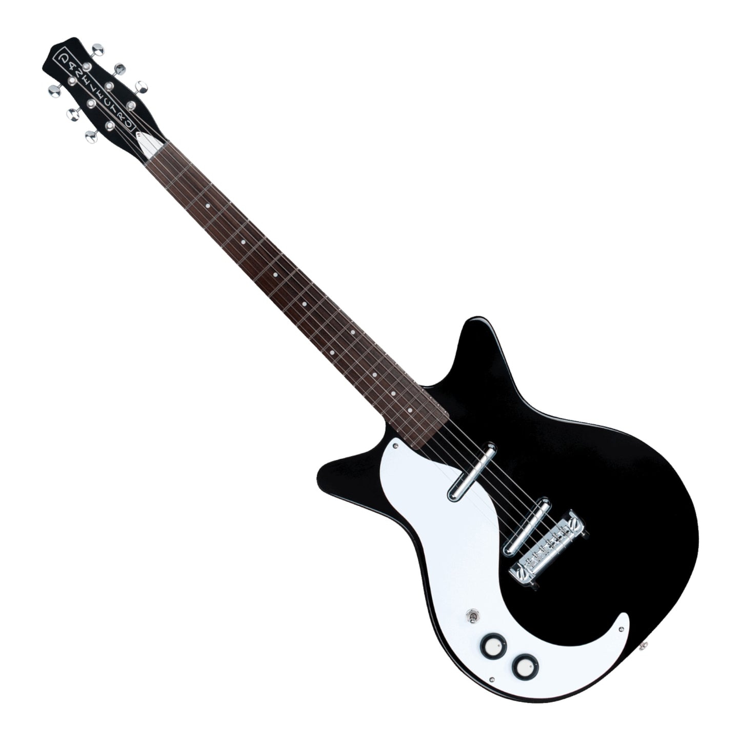 Danelectro 59 Mod NOS+ Lefty Electric Guitar, Black