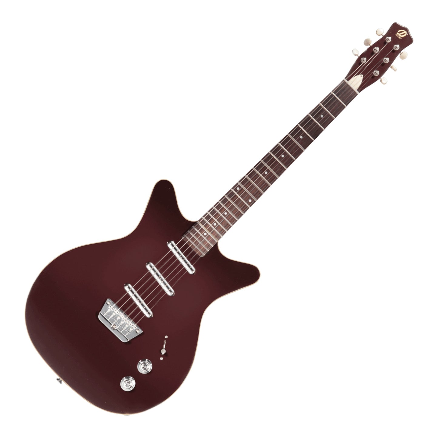 Danelectro 59 Triple Divine Electric Guitar, Dark Burgundy
