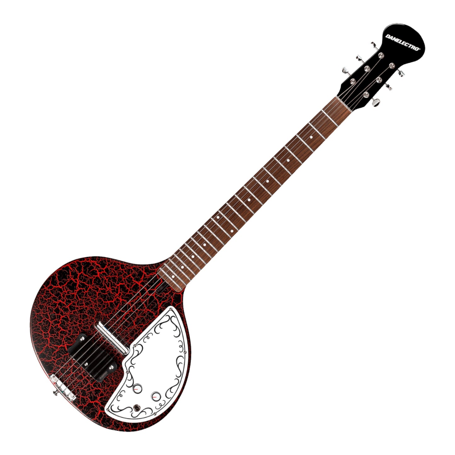 Danelectro Baby Sitar - Red Crackle