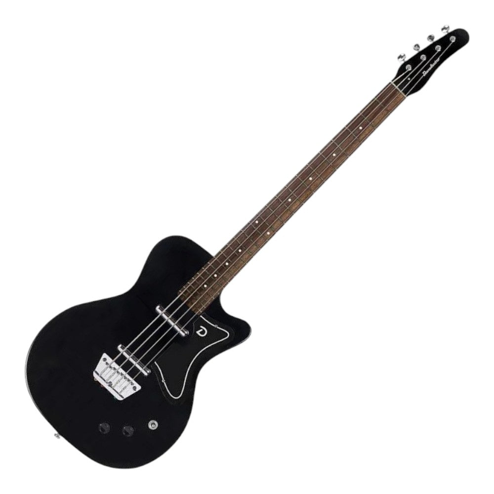 Danelectro 56 Single Cut Bass - Black W/Dolphin Headstock