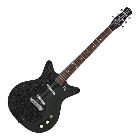 Danelectro 59 Mod NOS+ Electric Guitar, Black Metal Flake
