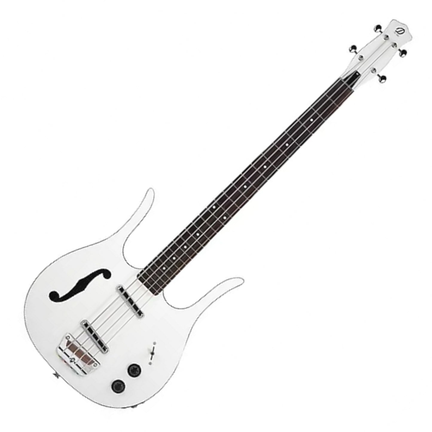 Danelectro 58 Longhorn Bass - Red Hot White