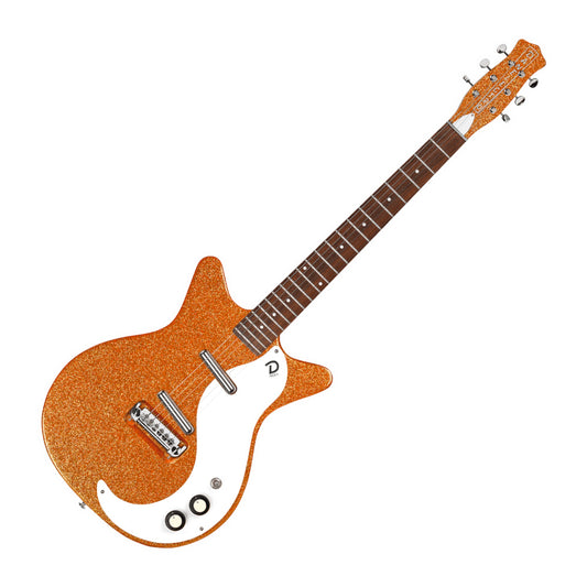 Danelectro 59 Mod NOS+ Electric Guitar, Orange Metalflake