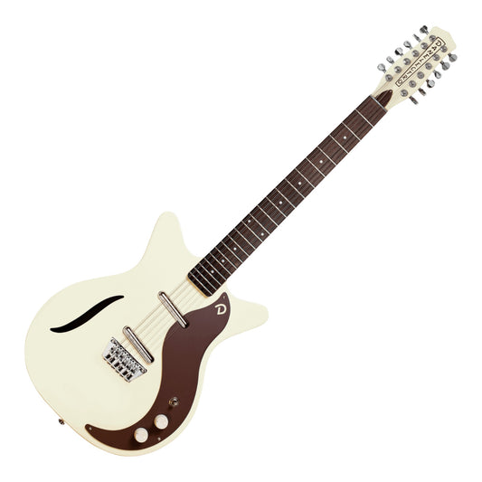 Danelectro 59 Vintage 12 String Electric Guitar, Vintage White