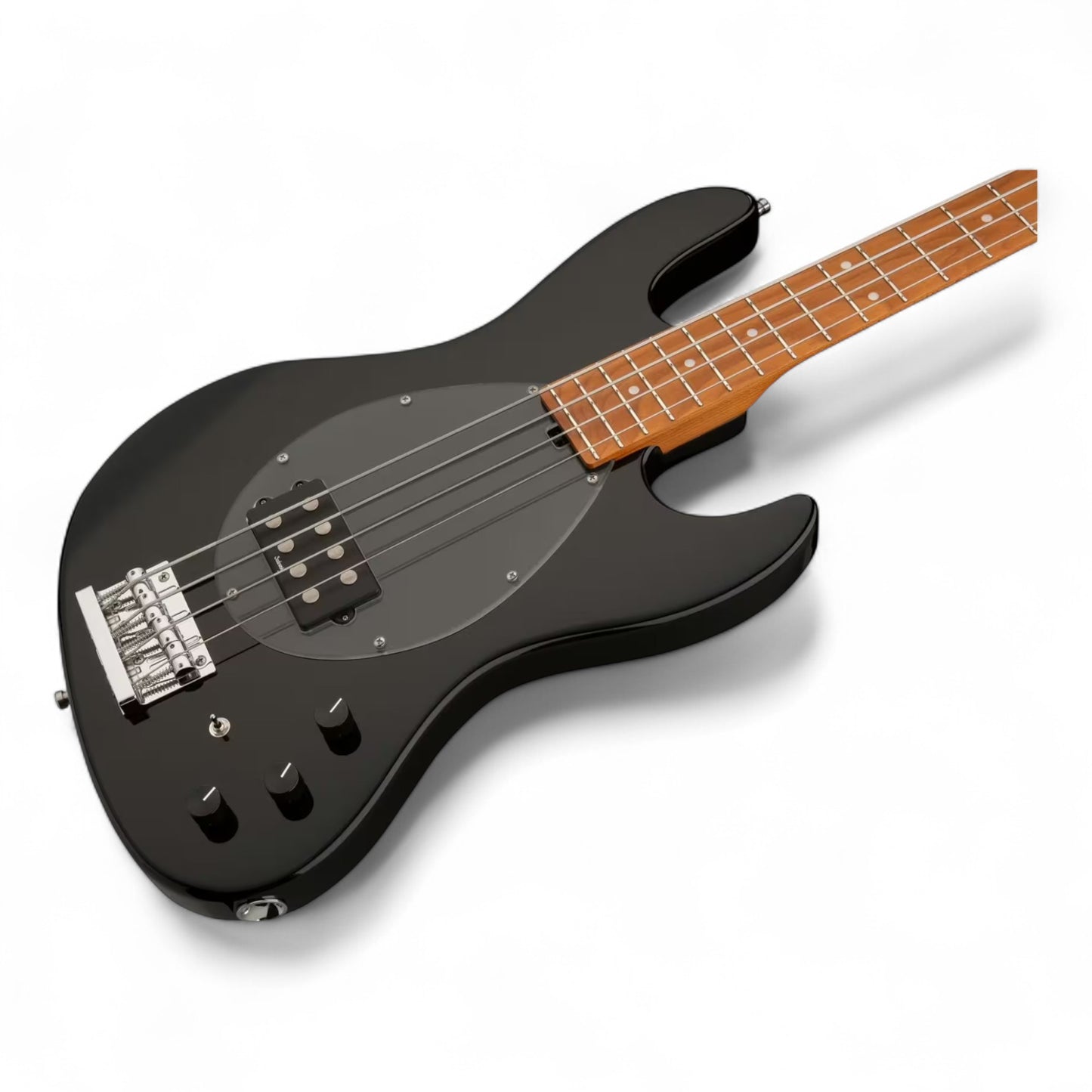 Sadowsky MetroExpress 21-Fret Vintage M Bass, Roasted Maple Fingerboard, 4-String - Solid Black High Polish