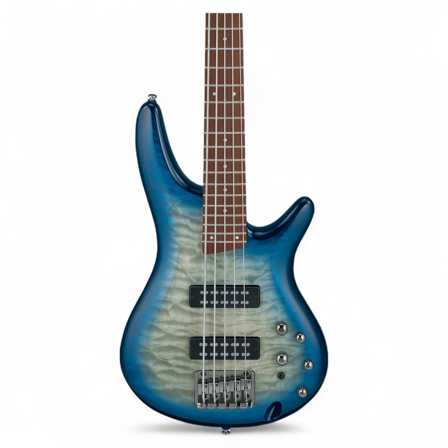 Ibanez SR405EQMSCB SR Standard 5-String Electric Bass - Stained Cosmic Blue Starburst