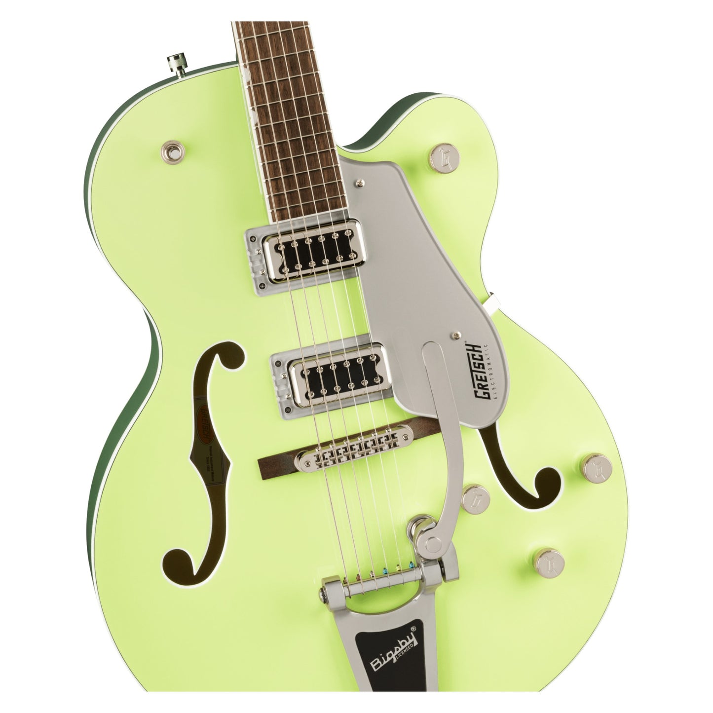 Gretsch G5420T Electromatic Classic Hollow Body Electric Guitar w/Bigsby, Laurel Fingerboard, Two-Tone Anniversary Green