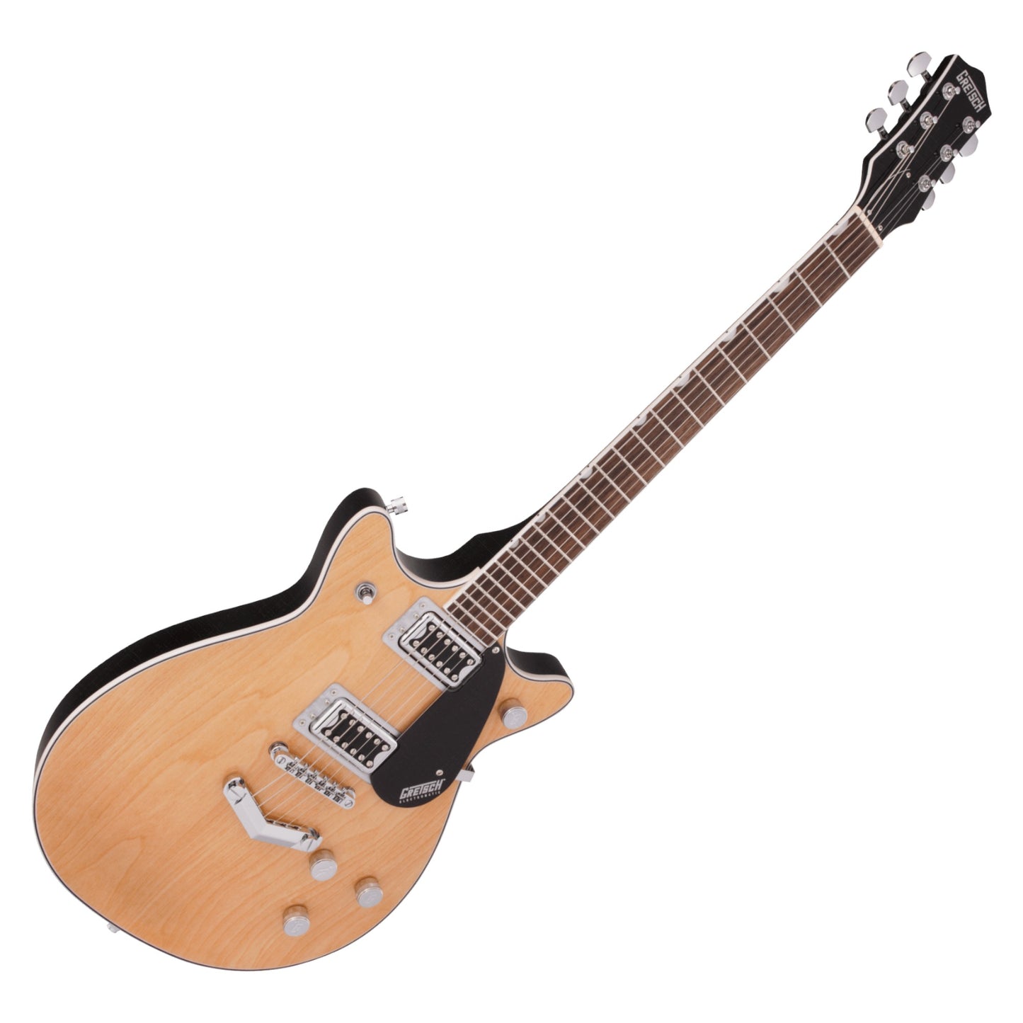 Gretsch G5222 Electromatic Double Jet BT Electric Guitar, Laurel Fingerboard, Aged Natural