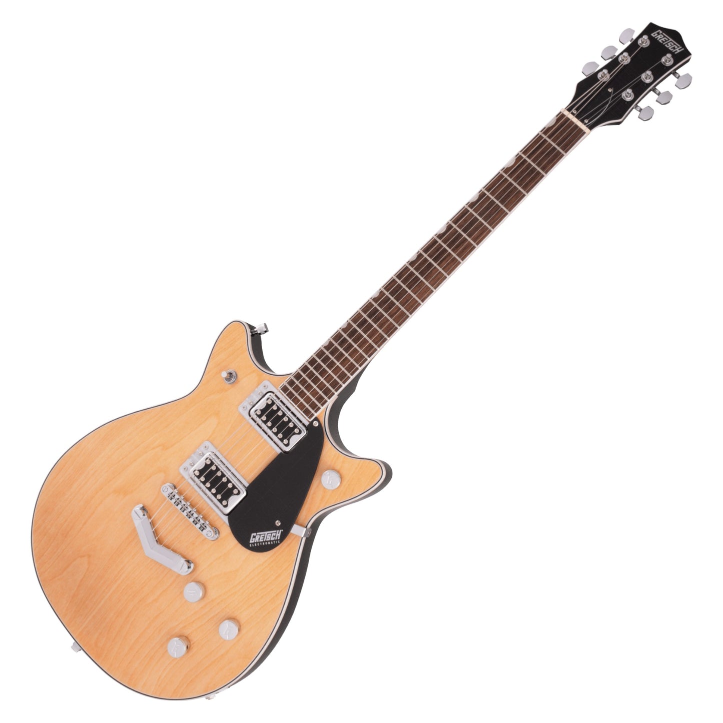 Gretsch G5222 Electromatic Double Jet BT Electric Guitar, Laurel Fingerboard, Aged Natural