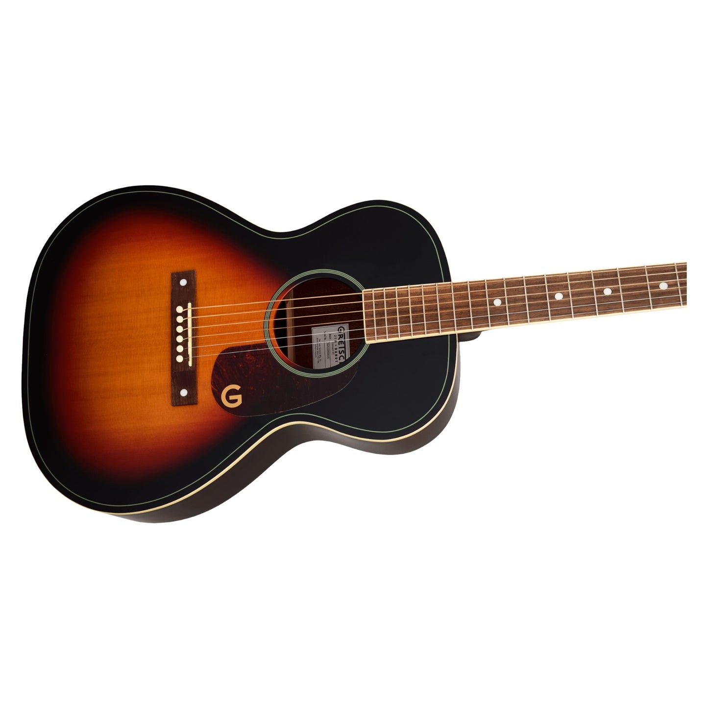 Gretsch Jim Dandy Concert LTD Solid Top Acoustic Guitar, Walnut Fingerboard, Heritage Burst