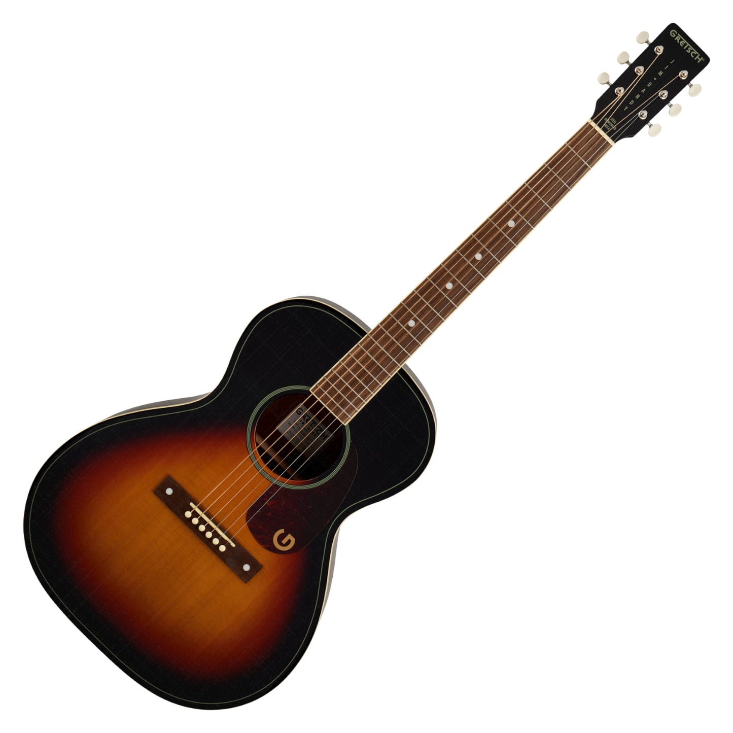 Gretsch Jim Dandy Concert LTD Solid Top Acoustic Guitar, Walnut Fingerboard, Heritage Burst
