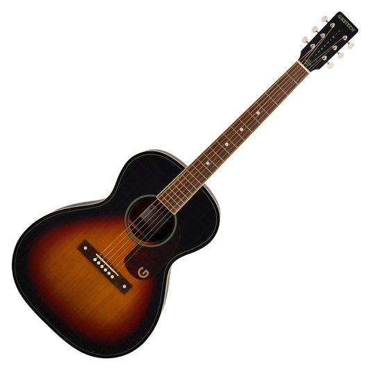 Gretsch Jim Dandy Concert LTD Solid Top Acoustic Guitar, Walnut Fingerboard, Heritage Burst
