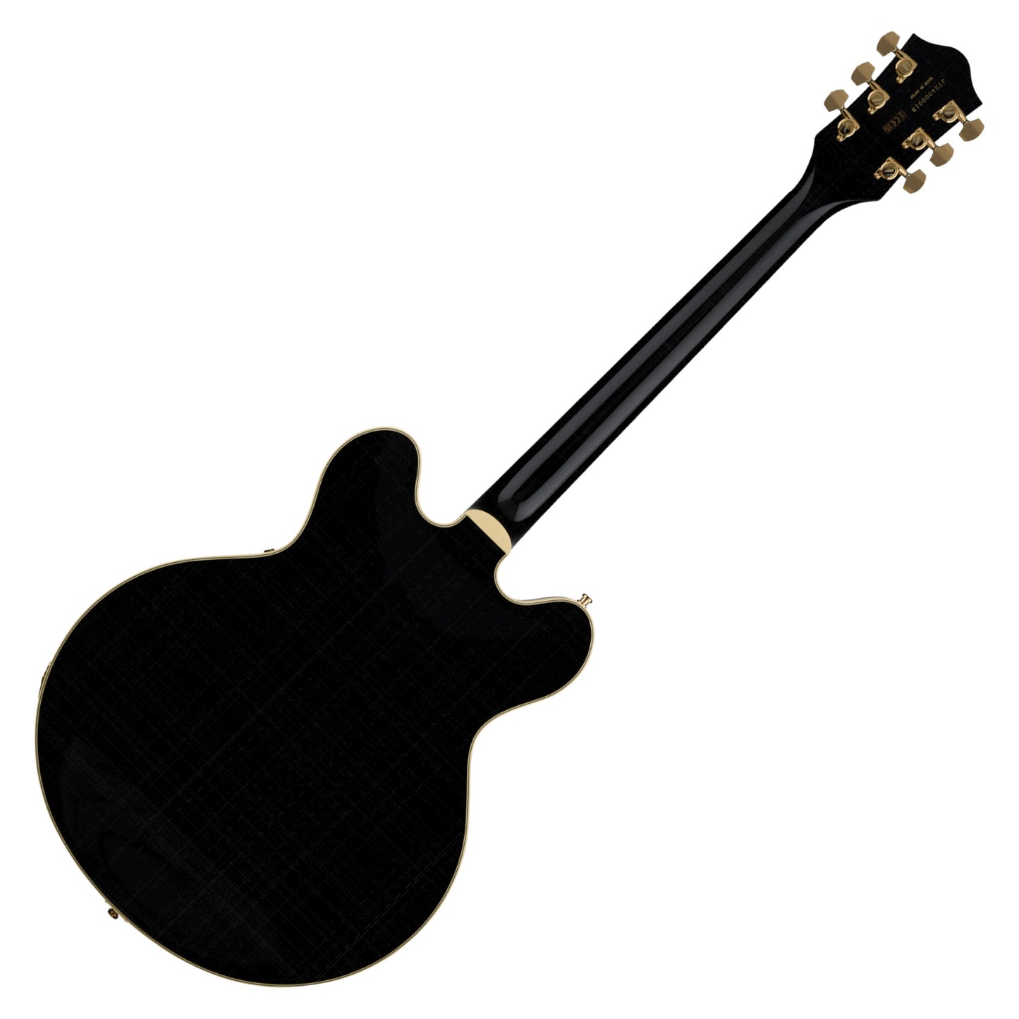 Gretsch Broadkaster LX Center Block Electric Guitar w/Bigsby, Ebony Fingerboard, Black