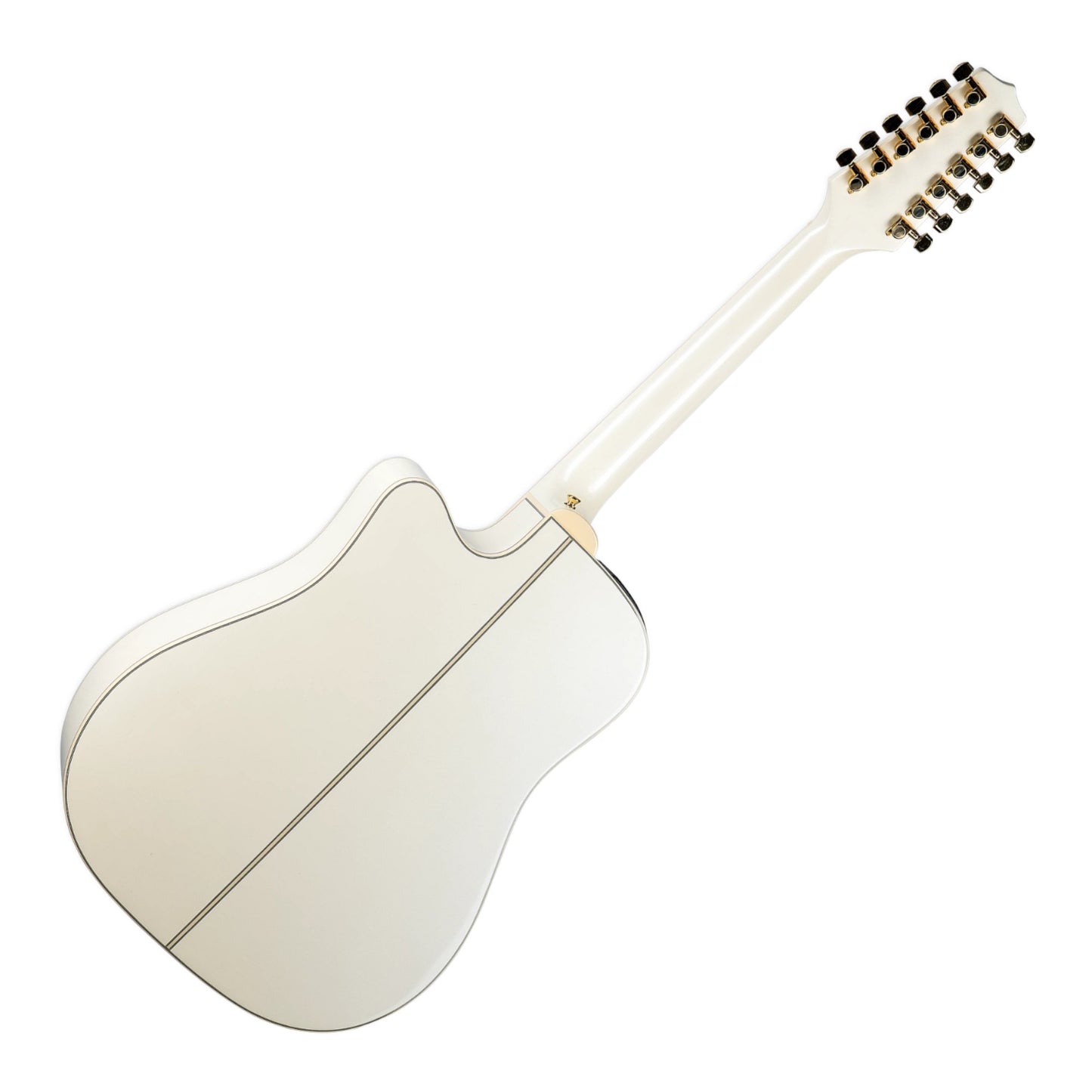 Takamine GD37CE-12 Acoustic-Electric 12-String Guitar w/Gig Bag, Pearl White