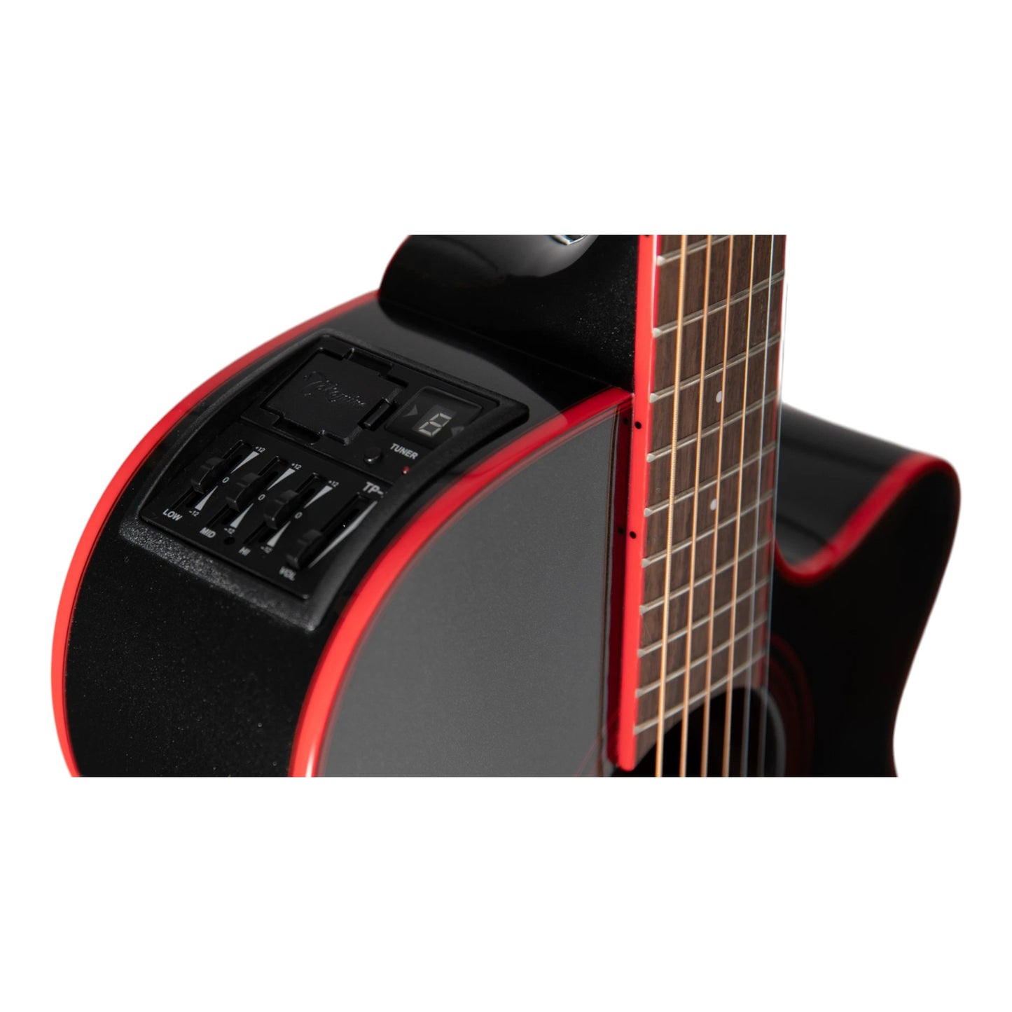 Takamine GF49CE Acoustic-Electric Guitar, Cosmic Black