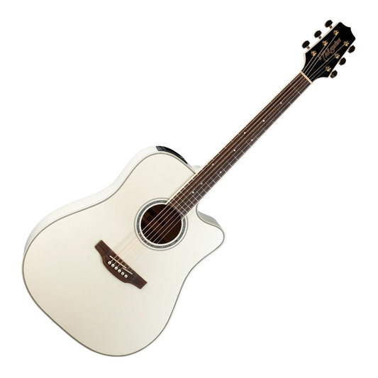 Takamine GD37CE Acoustic-Electric Guitar w/Gig Bag, Pearl White
