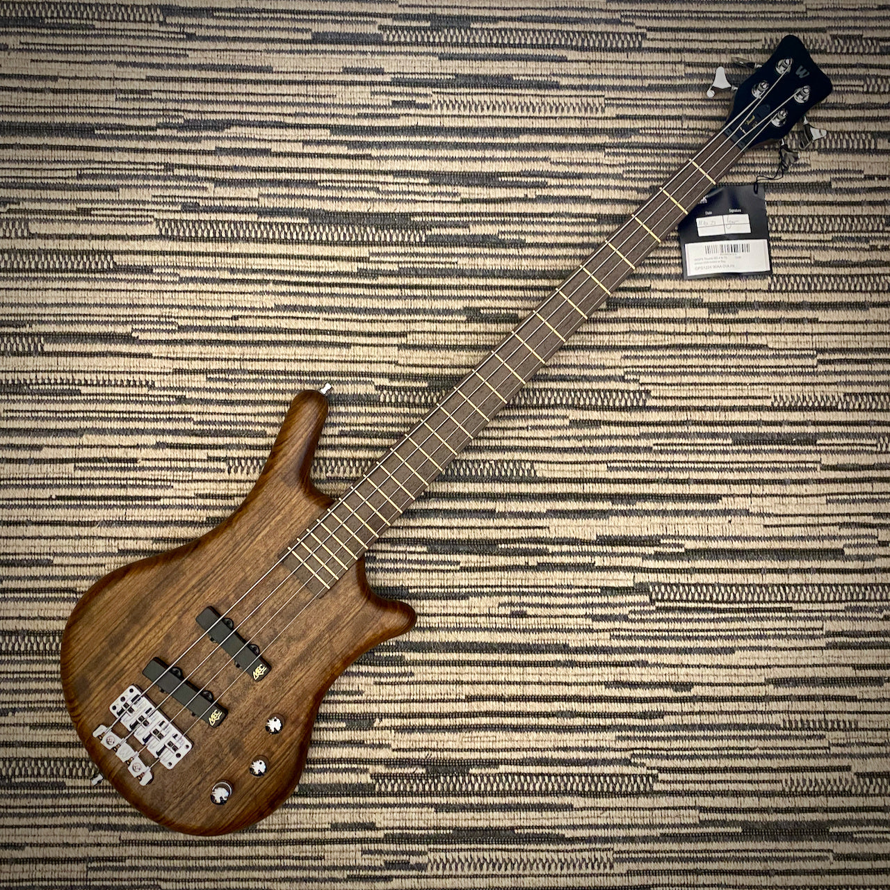 Warwick German Pro Series Thumb BO 4 String Bass, Natural Transparent Satin (2022) B-Stock