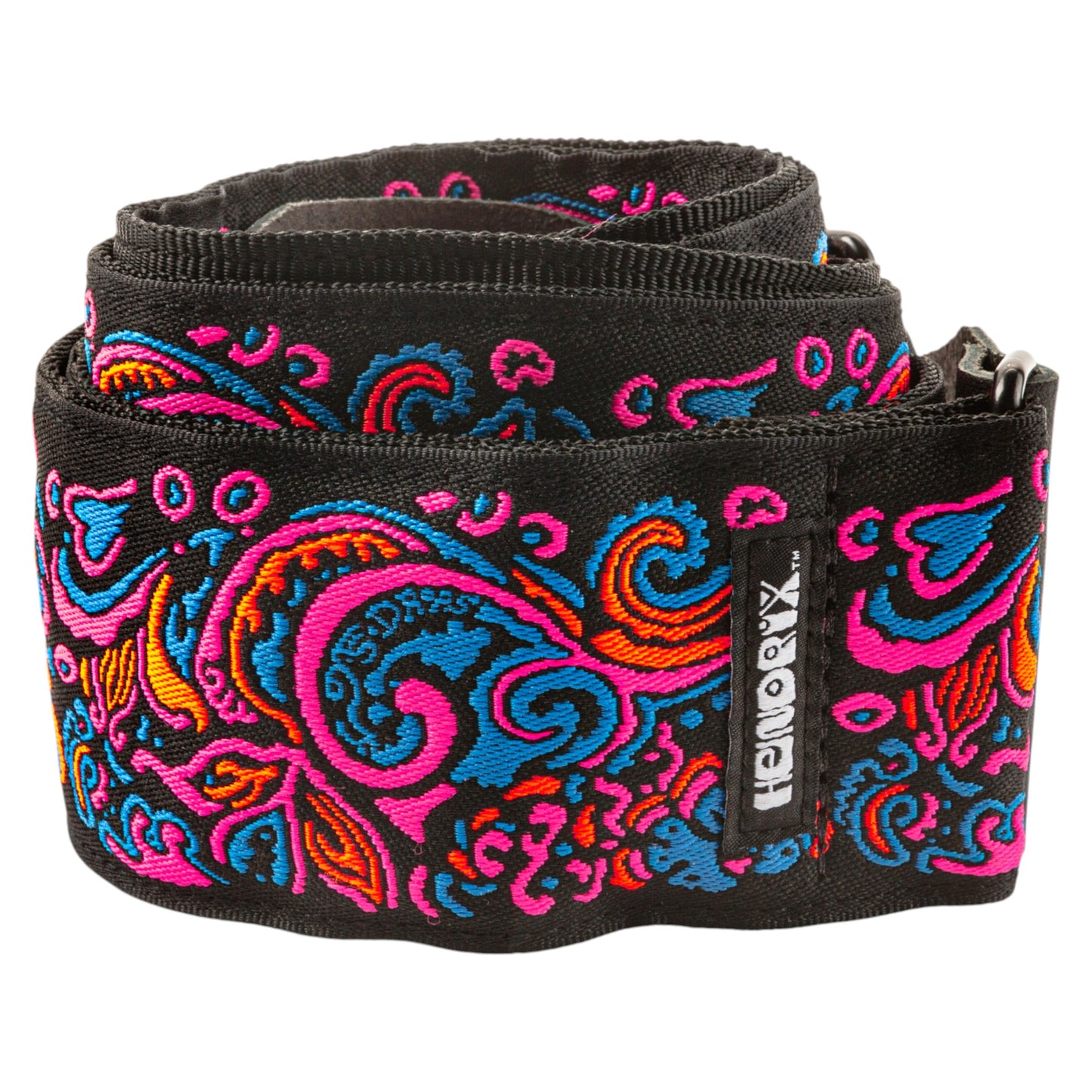 Dunlop JH28 Jimi Hendrix Blacklight Strap, Love Drops Pink