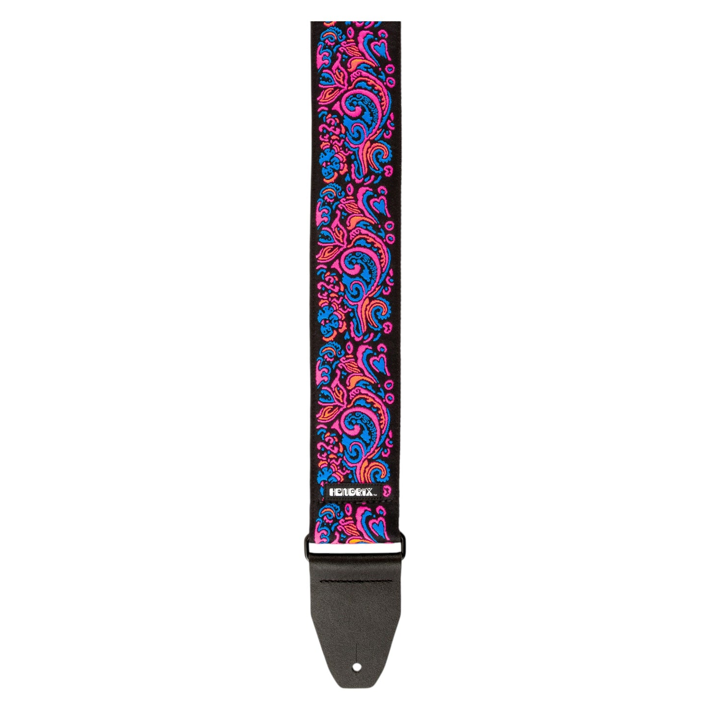 Dunlop JH28 Jimi Hendrix Blacklight Strap, Love Drops Pink