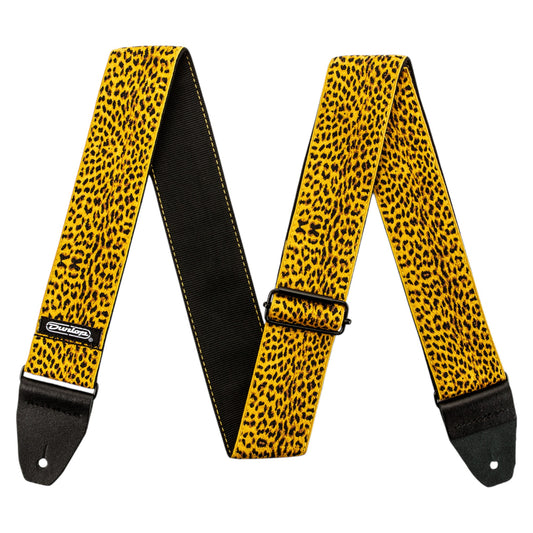 Dunlop D6725 Jacquard Strap, Leopard Skin
