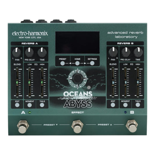 Electro-Harmonix Oceans Abyss Advanced Reverb Laboratory