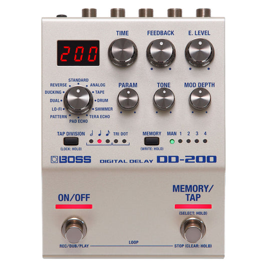 Boss DD-200 Digital Delay Guitar Pedal