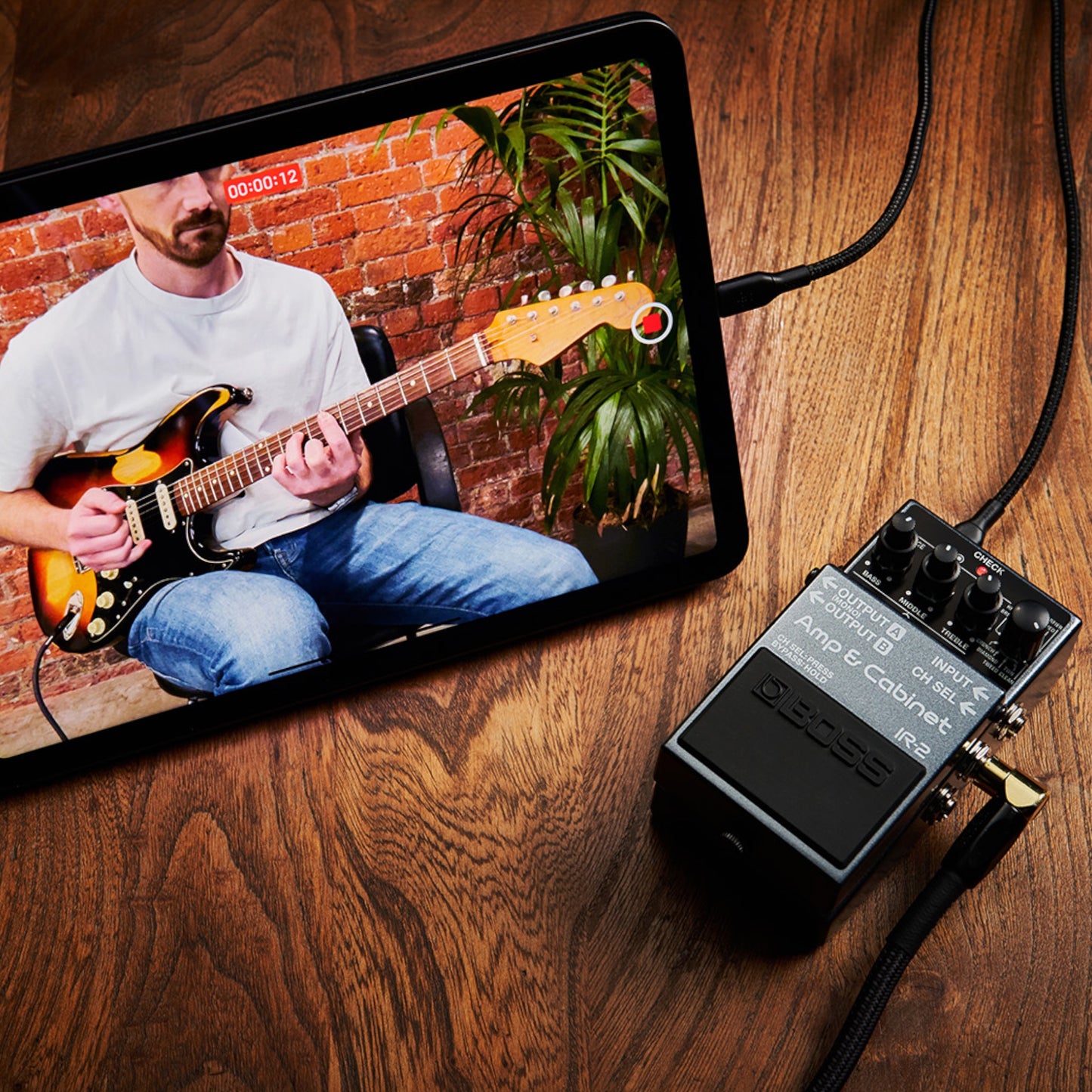Boss IR-2 Amp and IR Cabinet Guitar Pedal