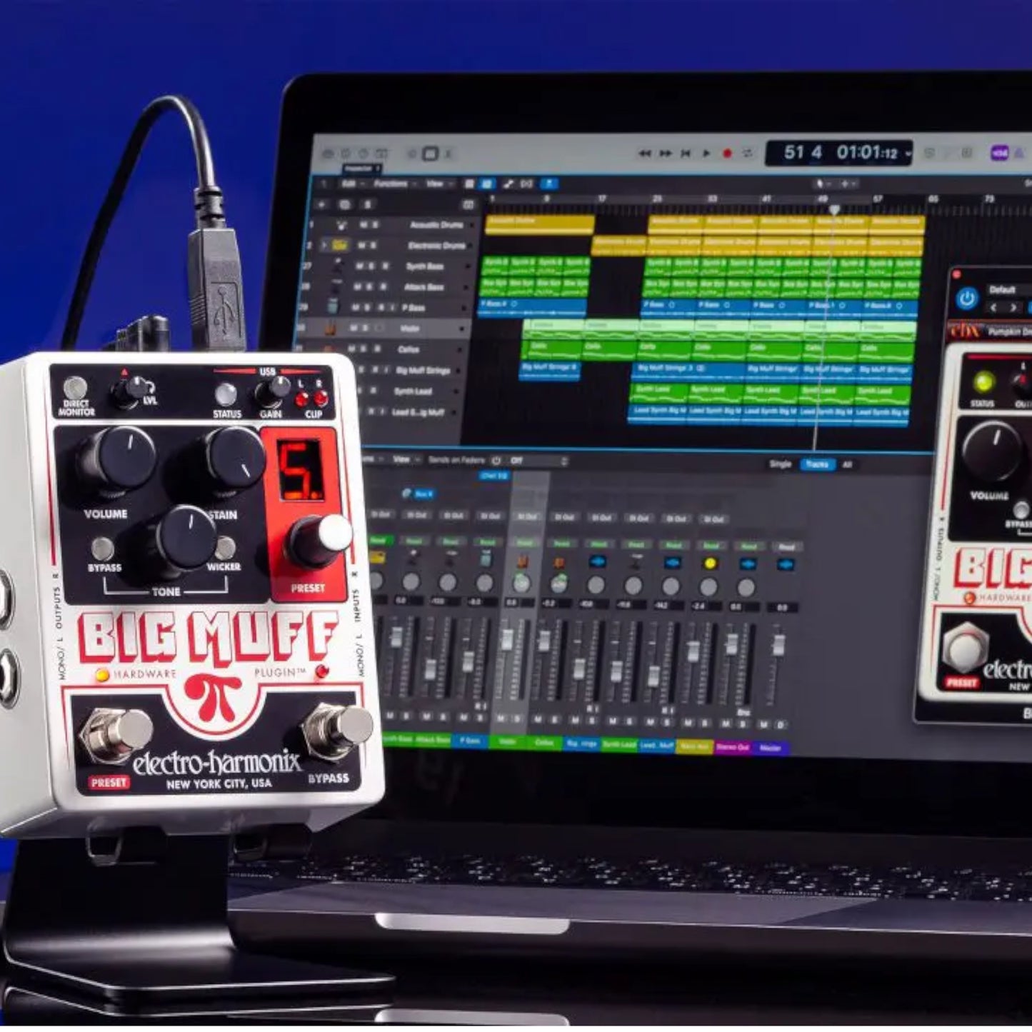 Electro-Harmonix Big Muff Pi Hardware Plugin Effects Guitar Pedal