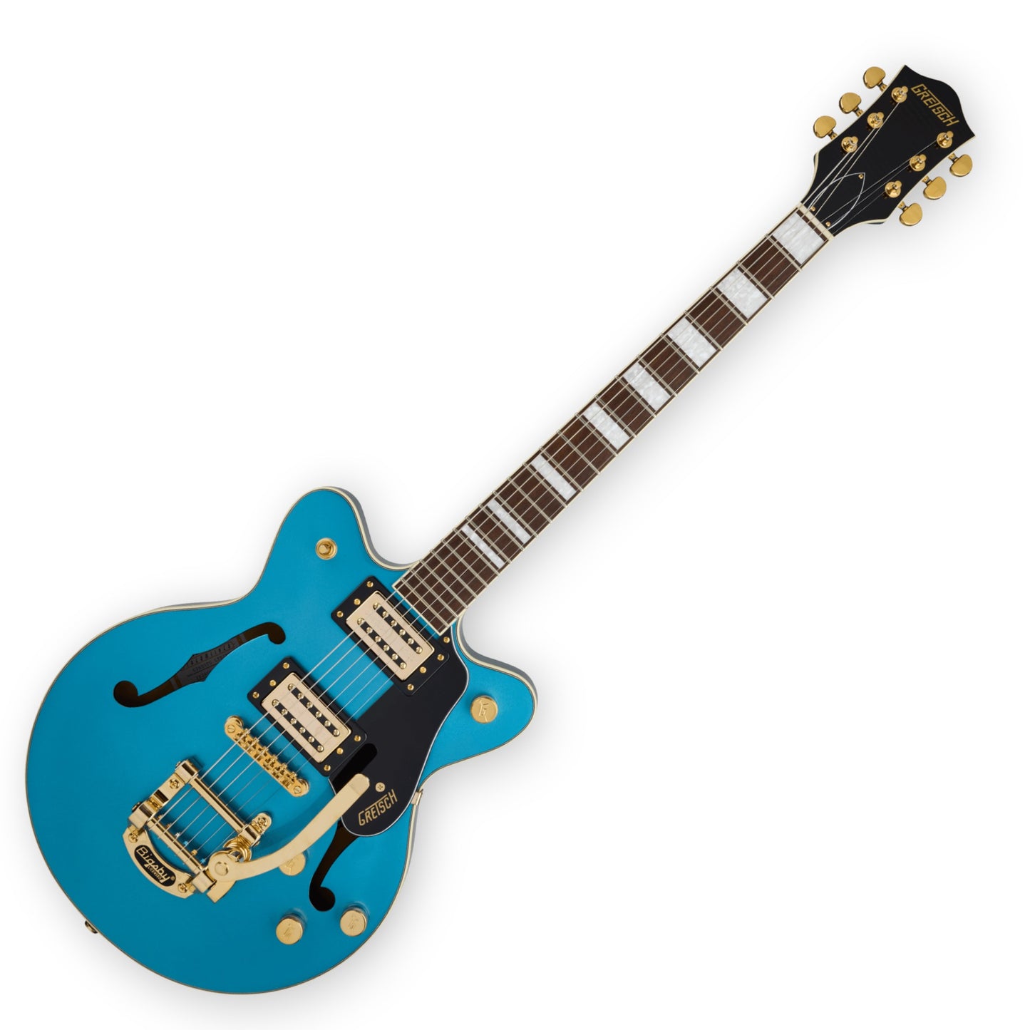Gretsch G2655TG Streamliner™ Center Block Jr. Double-Cut with Bigsby® LTD, Laurel Fingerboard, Riviera Blue