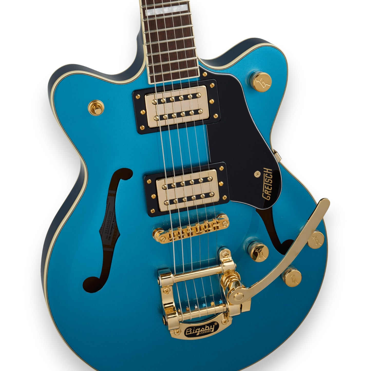 Gretsch G2655TG Streamliner™ Center Block Jr. Double-Cut with Bigsby® LTD, Laurel Fingerboard, Riviera Blue