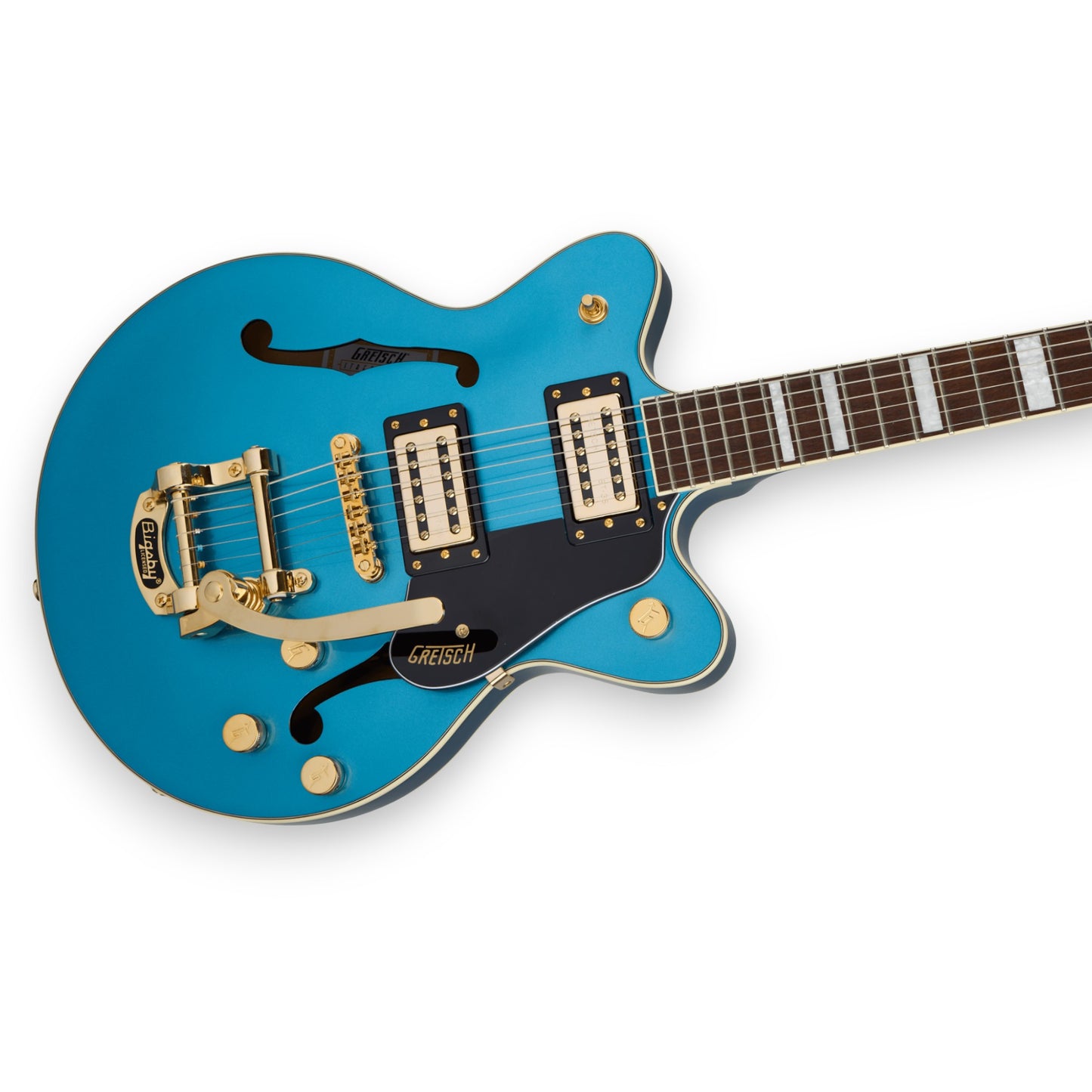 Gretsch G2655TG Streamliner™ Center Block Jr. Double-Cut with Bigsby® LTD, Laurel Fingerboard, Riviera Blue