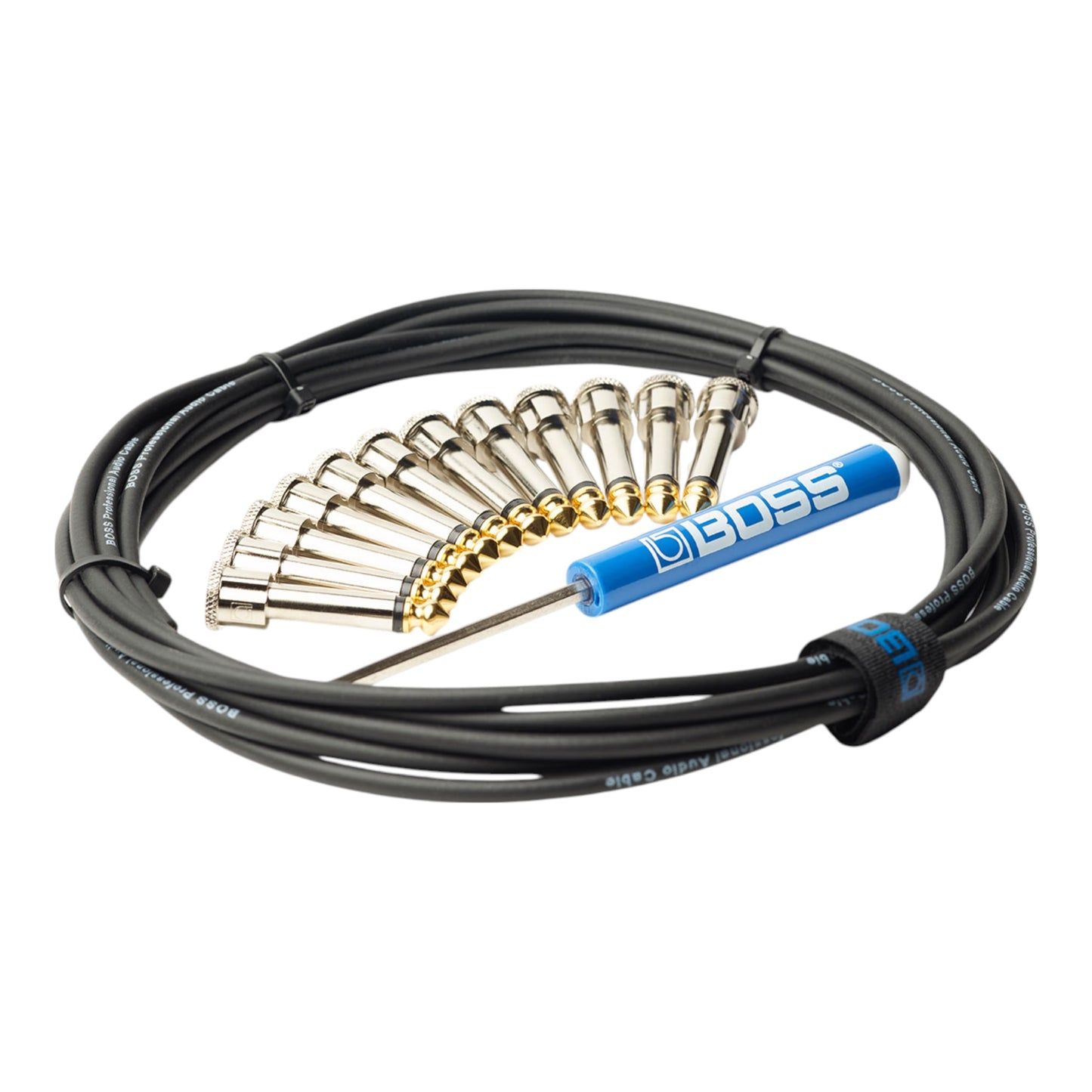 Boss BCK-12 Pedal Board Cable Kit, 12 Connectors , 12Ft / 3.6M Cable