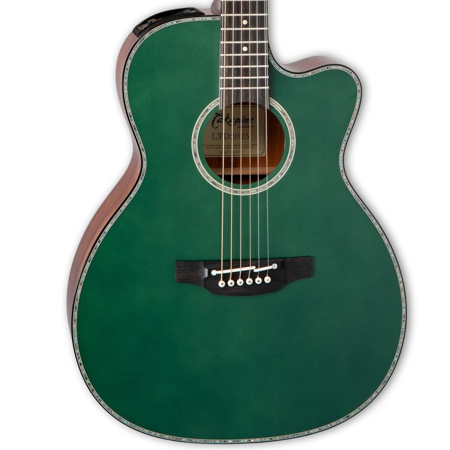 Takamine LTD2025 Acoustic Electric Guitar, Antique Evergreen (Limited Edition)