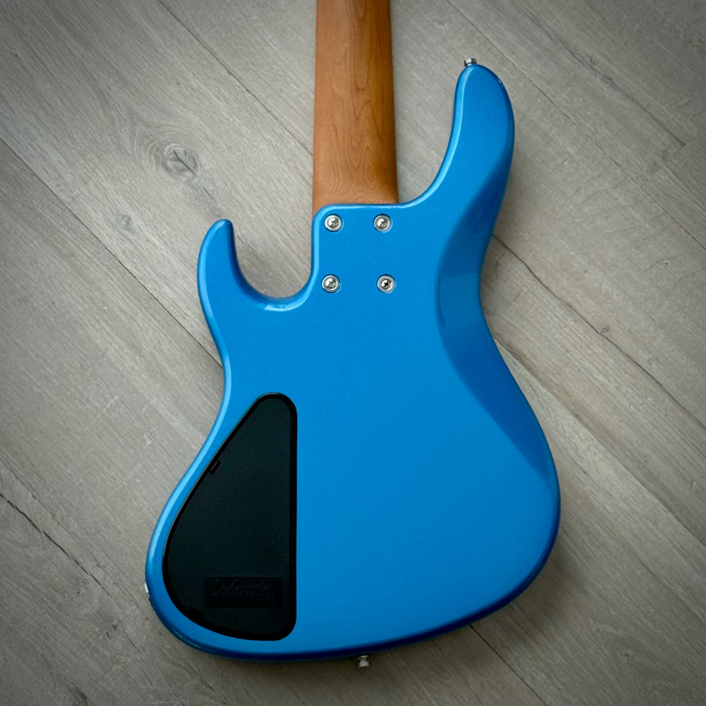 Sadowsky MetroExpress 24-Fret Modern Bass, Roasted Maple Fingerboard, 5-String - Solid Ocean Blue Metallic High Polish (2025), SMX24MS5 J2M OKU FR
