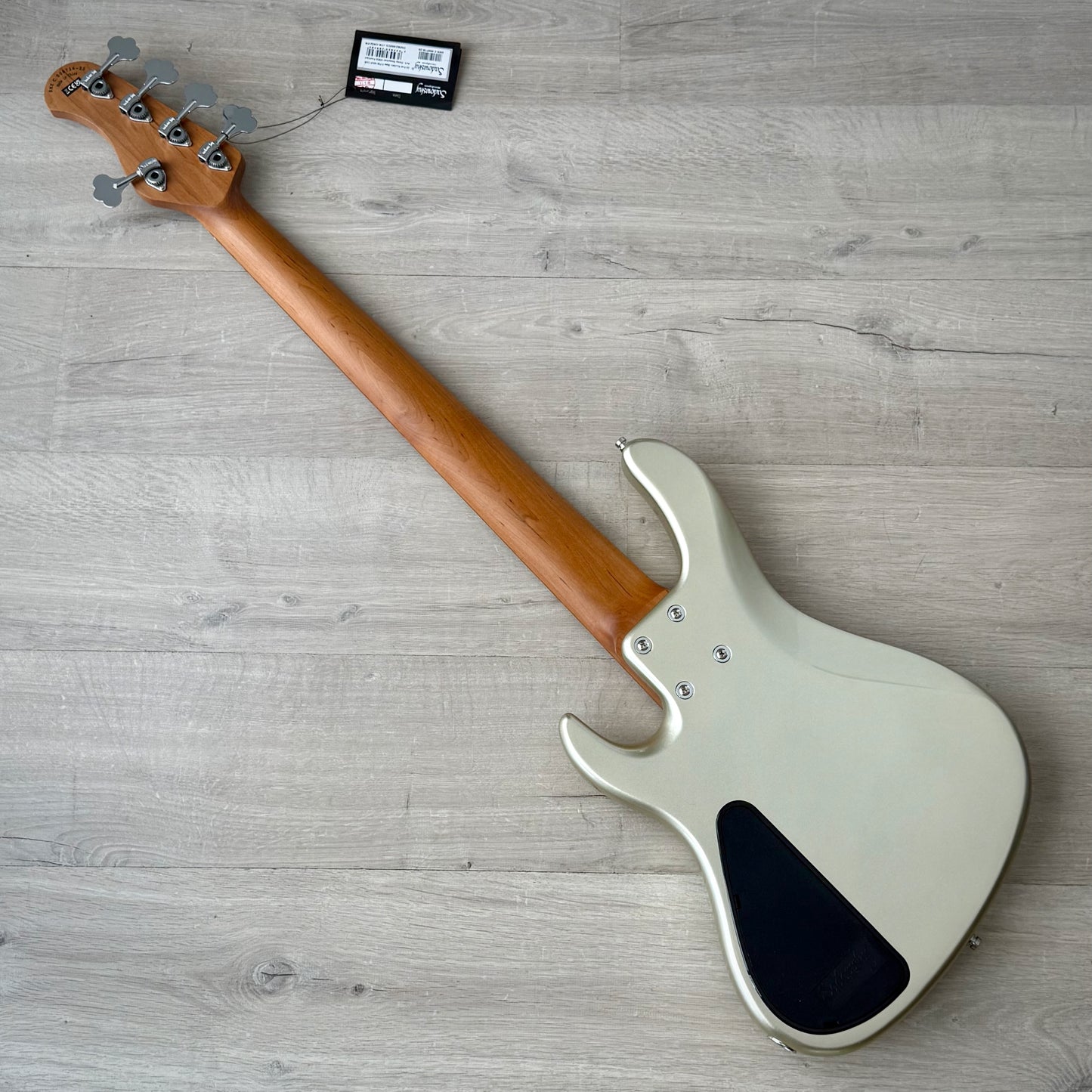 Sadowsky MetroExpress 24-Fret Modern Bass, Morado Fingerboard, 5-String - Solid Champagne Metallic High Polish (2025), SMX24MS5 J7R OKU FR