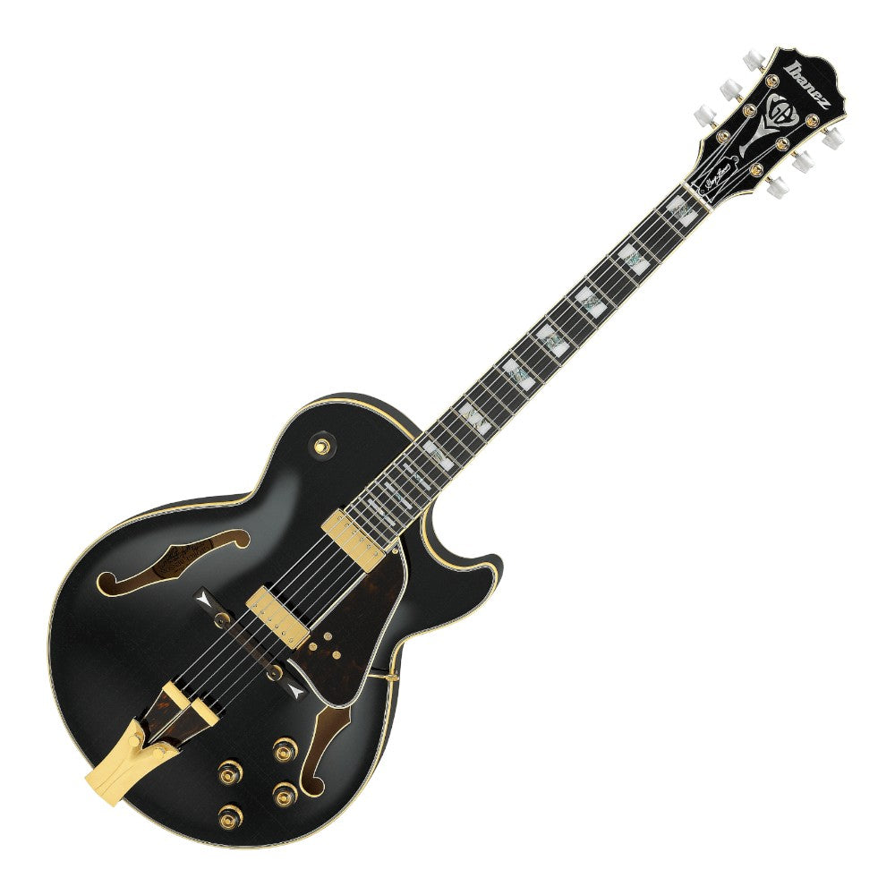 Ibanez GB10 George Benson Signature Hollowbody Electric Guitar, Black