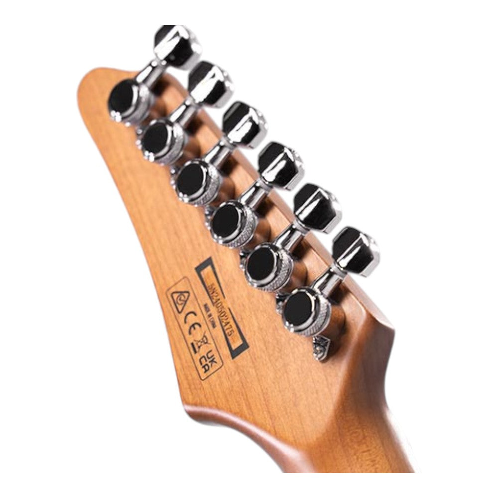 Ibanez AZ24S1 Electric Guitar with Roasted Maple Neck and Jatoba Fretboard, Violin Burst