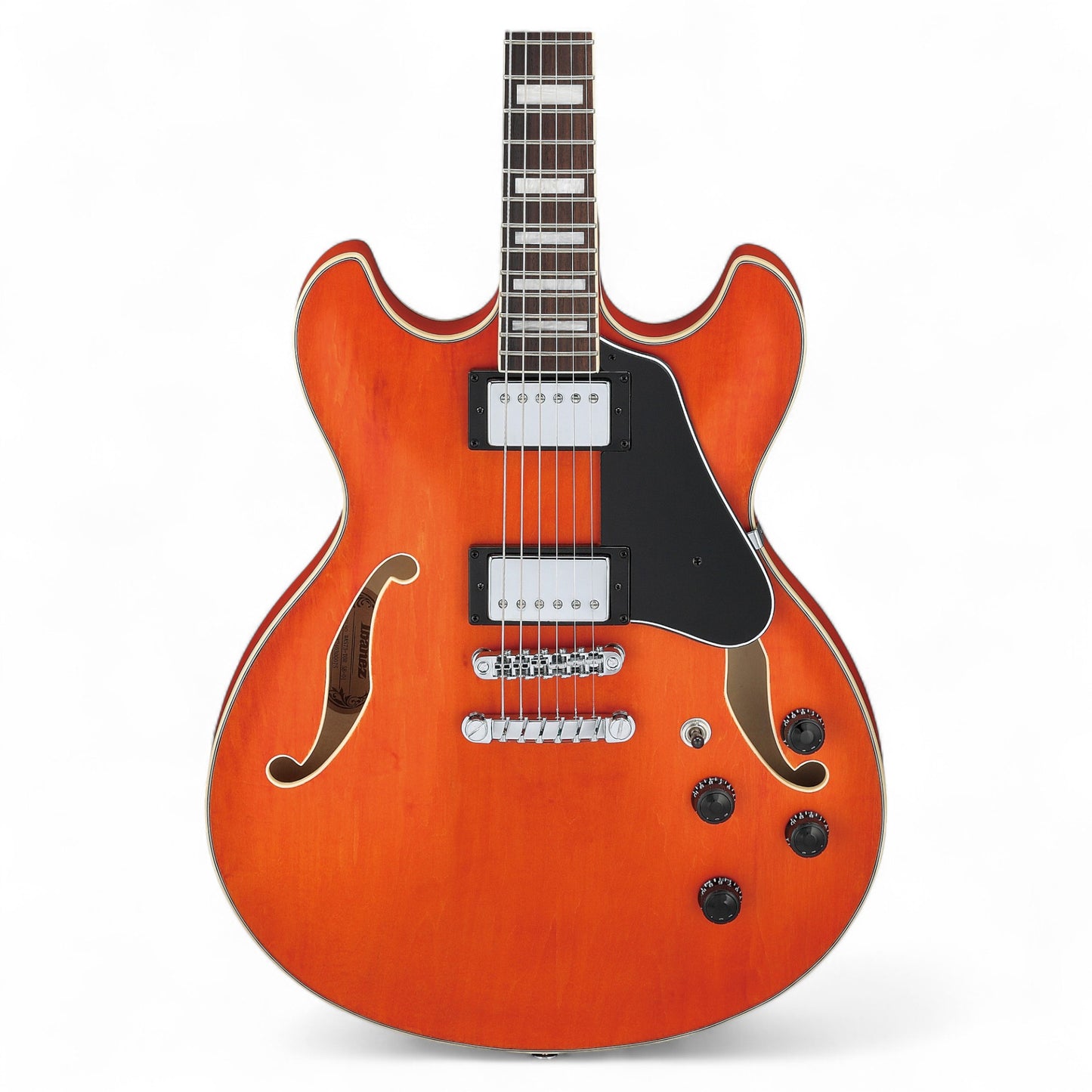 Ibanez AS73 Artcore Semi-hollow Electric Guitar, Transparent Tangerine Flat