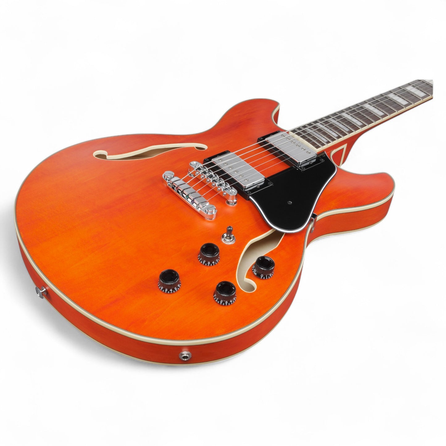 Ibanez AS73 Artcore Semi-hollow Electric Guitar, Transparent Tangerine Flat