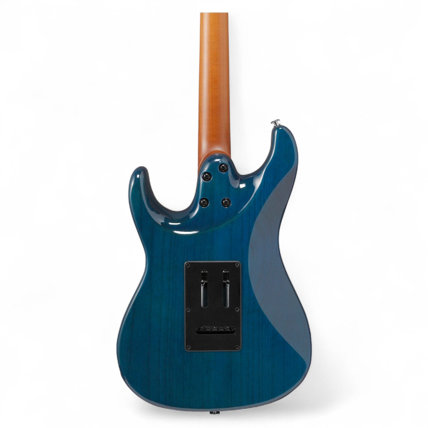 Ibanez AZ22S1F Electric Guitar with Roasted Maple Neck and Jatoba Fretboard, Transparent Turquoise Burst