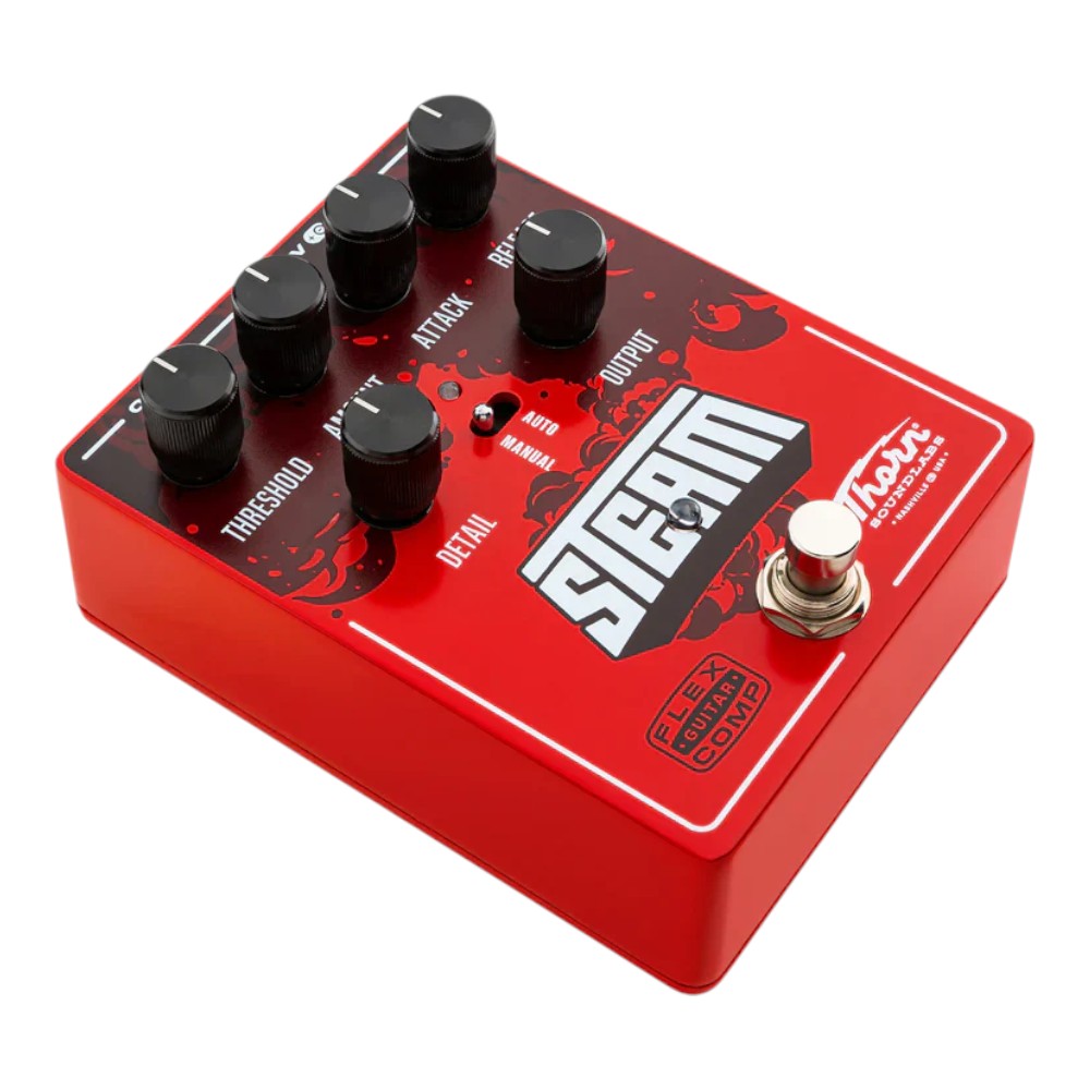 Thorn Soundlabs Steam Flexible Compressor Guitar Pedal with Auto Mode and Detail Upper Frequency Restoration