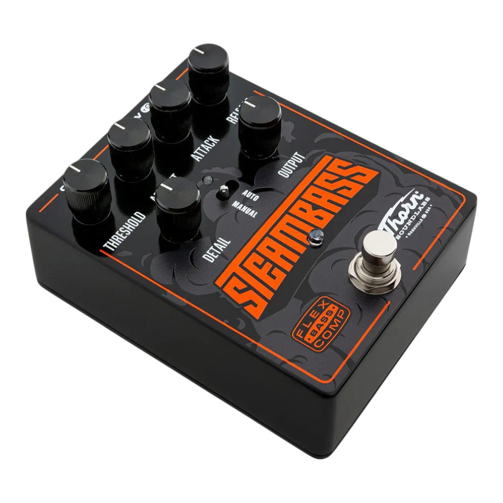 Thorn Soundlabs Steambass Flexible Bass Compressor Pedal with Auto Mode and Detail Upper Frequency Restoration