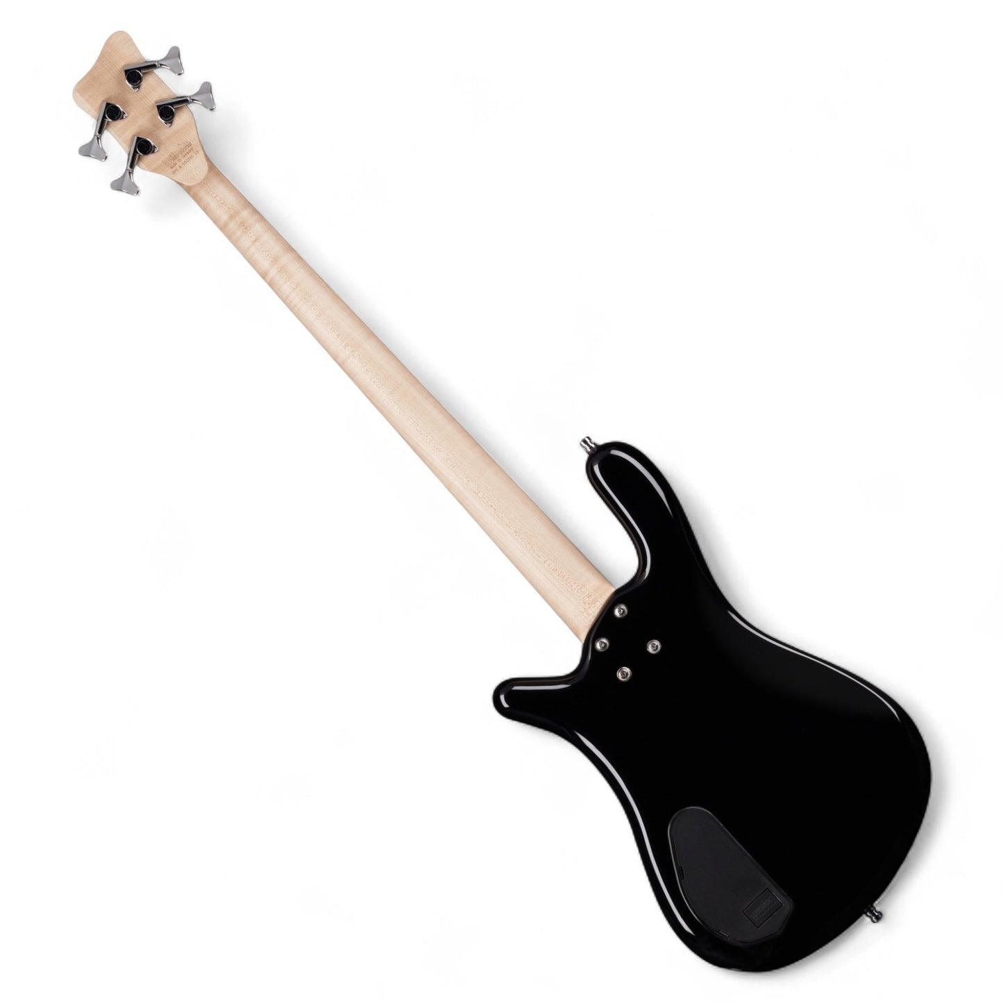 Warwick Pro Series Streamer CV-4 String Bass, Solid Black High Polish, Made in Germany (GPS), 2023