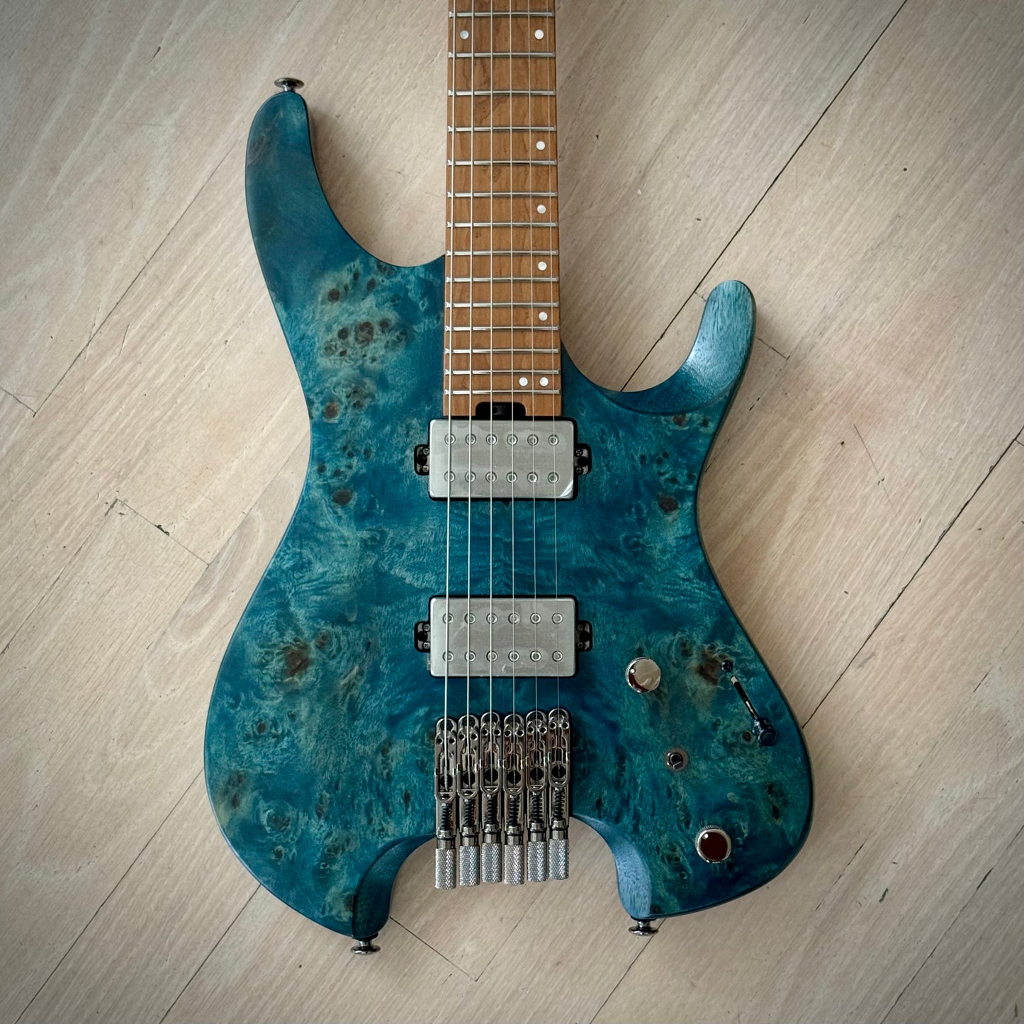 Ibanez Q52PB Headless Electric Guitar, Cosmic Blue Low Gloss